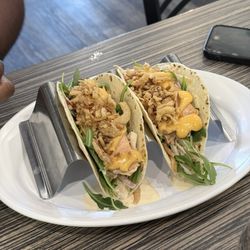 Salmon tacos