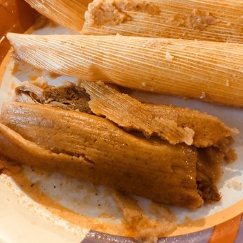Papi's Barbacoa - Tamales have meat so tasty! Not a lot of masa! - Mexican Near Me - San Antonio, Texas