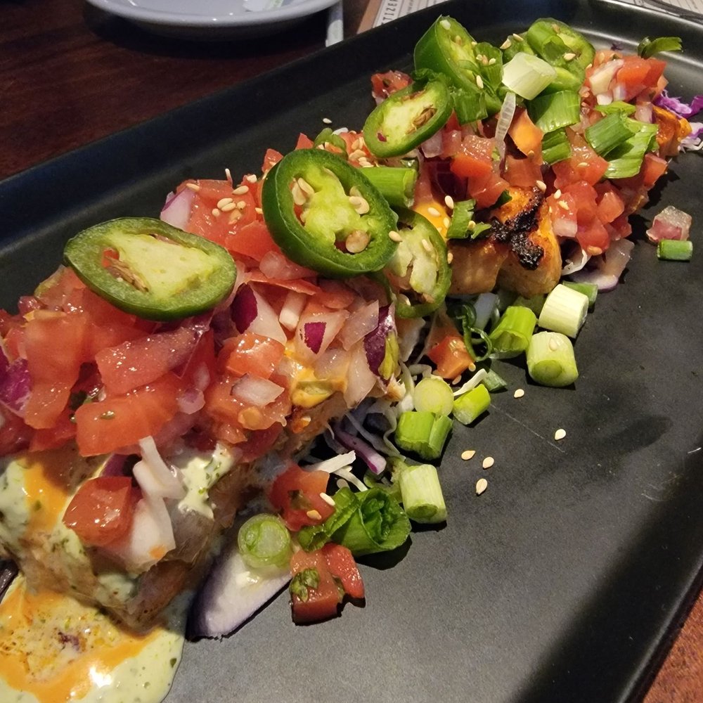 FishBar - Mesquite grilled salmon bites, so good. - Seafood Near Me - Manhattan Beach, California