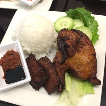 Twin Panda - Ayam Kalasan-marinated chicken served over steam rice - Indonesian Near Me - Austin, Texas Twin Panda - Ayam Kalasan-marinated chicken served over steam rice - Indonesian Near Me - Austin, Texas