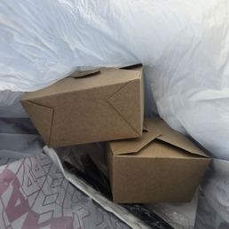 To go boxes. To go boxes.
