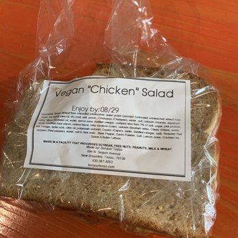 Bennu Coffee - Vegan Chicken Salad Sandwich Wasn't bad at all. - Coffee & Tea Near Me - Austin, Texas Bennu Coffee - Vegan Chicken Salad Sandwich Wasn't bad at all. - Coffee & Tea Near Me - Austin, Texas