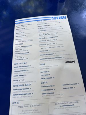 Menu photo 5 Mr. Fish Chips & Chowder Seattle, WA Menu photo 5 Mr. Fish Chips & Chowder Seattle, WA