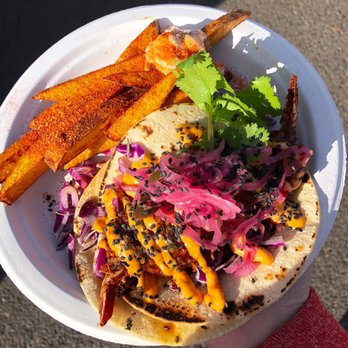 Word on the Street - Thai Coconut Shrimp Taco - Food Trucks Near Me - Talent, Oregon