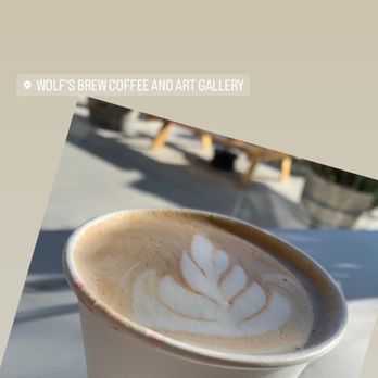 Wolf's Brew Coffee - Pretty latte art - Coffee & Tea Near Me - Long Beach, California Wolf's Brew Coffee - Pretty latte art - Coffee & Tea Near Me - Long Beach, California