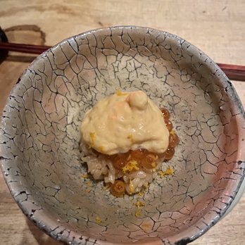 Robin - Uni don - uni, salmon roe, uni cream - Sushi Bars Near Me - San Francisco, California Robin - Uni don - uni, salmon roe, uni cream - Sushi Bars Near Me - San Francisco, California