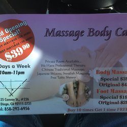 Massage & Bodycare - Flyer / Special