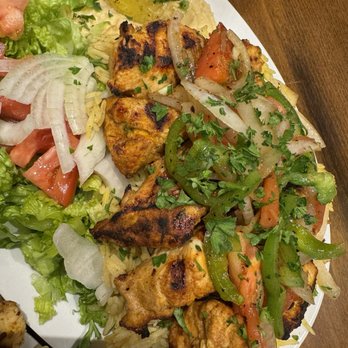 Aladdin Grill - Chicken Kabab Platter was fantastic! - Middle Eastern Near Me - Coon Rapids, Minnesota