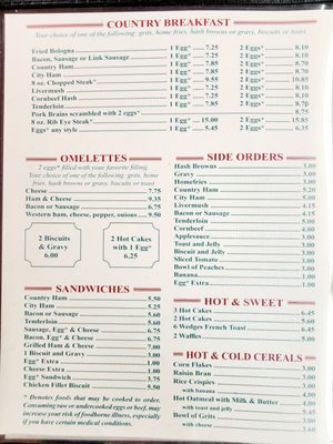 Menu photo 1 Bill's Truck Stop Restaurant Linwood, NC Menu photo 1 Bill's Truck Stop Restaurant Linwood, NC