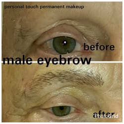 Personal Touch Permanent Makeup - Male alopecia client.