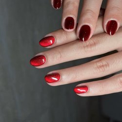 Astr Nail & Beauty Lounge - Russian mani and red cat eye