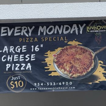 Luv'n Oven Ale House - Pizza Near Me - Sunrise, Florida