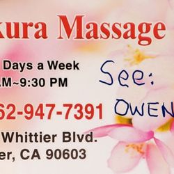 The business card with who to see at the place Owen...