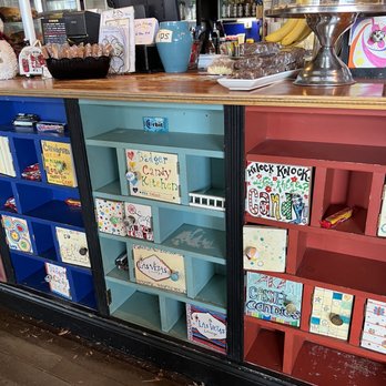 Las Vetas Lounge - a colorful display of cards - Coffee & Tea Near Me - Fairfield, Connecticut