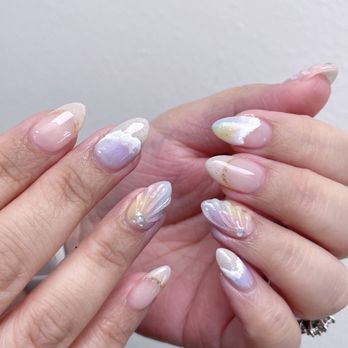 Lumi Nail Studio - Done by Crystal - my favorite design so far! - Nail Salons Near Me - Pasadena, California