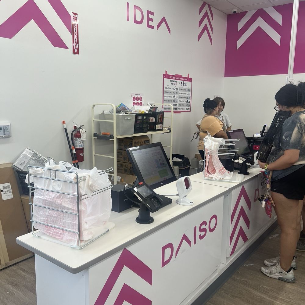 Daiso - Registers up front (2 of them are self-checkout while far right is run by a human). - Department Stores Near Me - San Antonio, Texas Daiso - Registers up front (2 of them are self-checkout while far right is run by a human). - Department Stores Near Me - San Antonio, Texas