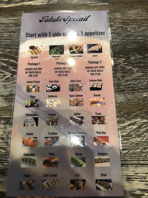 Menu photo 2 Tataki Sushi Clinton, UT Menu photo 2 Tataki Sushi Clinton, UT