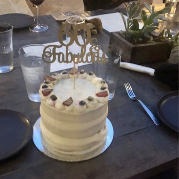 The Maker's Son - The cake we brought for my moms birthday dinner - Venues & Event Spaces Near Me - Los Alamos, California