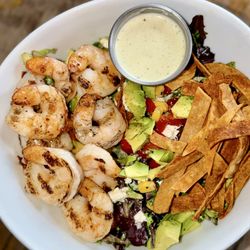 Lupita's Valley - Ranchero Salad with Shrimp