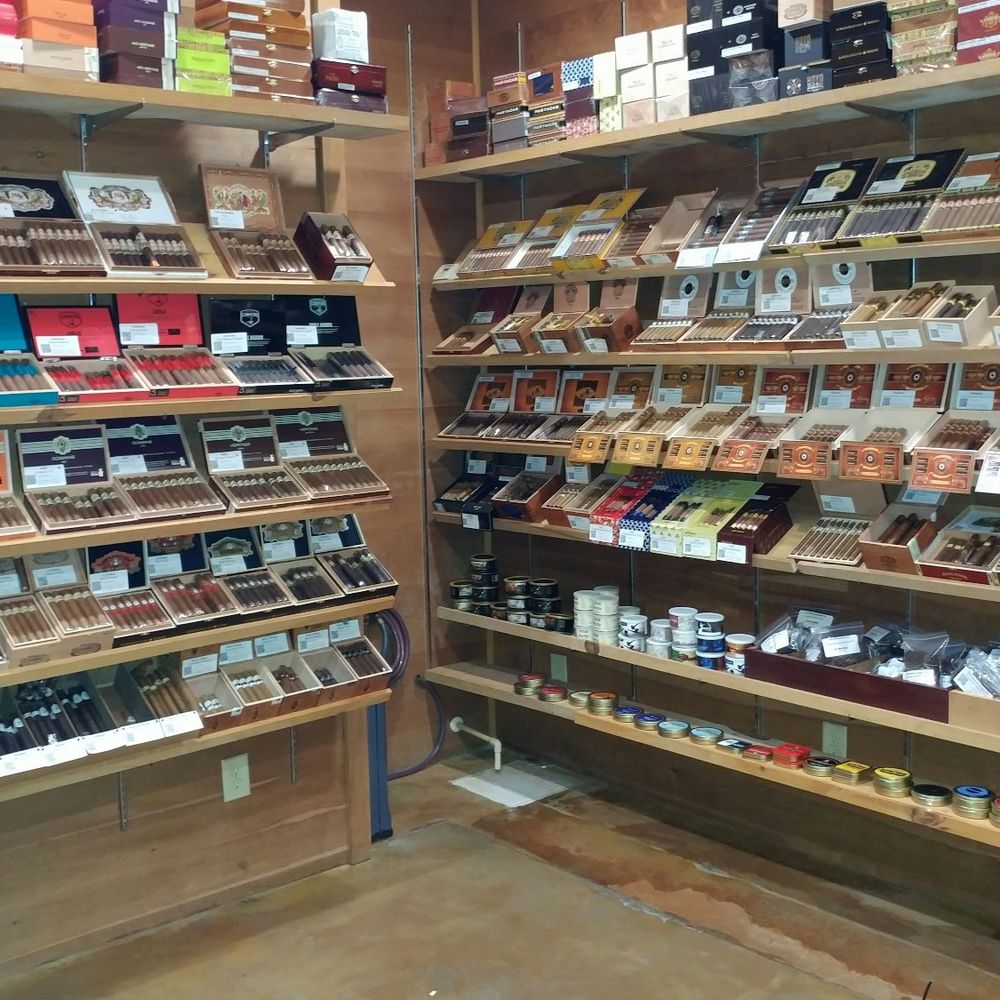 A corner of the well-stocked humidor. A corner of the well-stocked humidor.