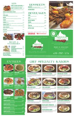 Menu photo 2 ARIANA Kabob House Duluth, GA