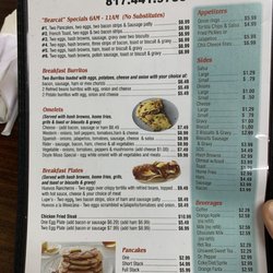 Aledo Diner - Menu 1
