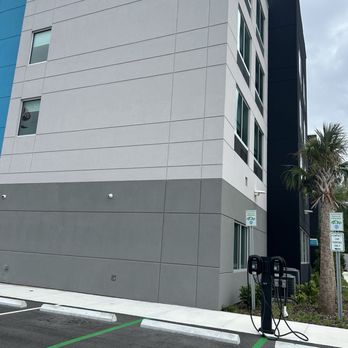 Tru by Hilton St. Augustine I-95 - Side of building EV stations - Hotels Near Me - St. Augustine, Florida