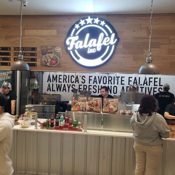 Falafel - customers at the counter - Falafel Near Me - East Rutherford, New Jersey Falafel - customers at the counter - Falafel Near Me - East Rutherford, New Jersey
