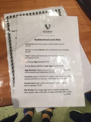 Menu photo 3 Victoria's Kitchen Taupo, WKO