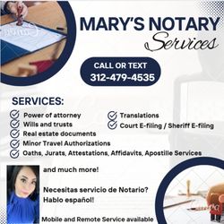 Marys Notary Services
