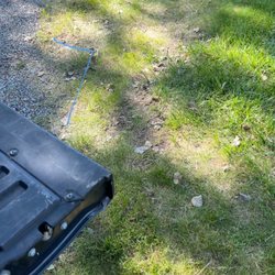 United Campgrounds - Where my tire was marked in blue