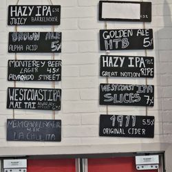 Hidden Tap And Barrel Redwood City - Beer menu