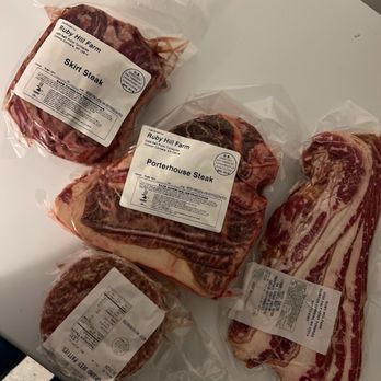 Ruby Hill Farm - Skirt steak, Beef Bacon, Porterhouse, and Burgers - Farms Near Me - Clinton Corners, New York