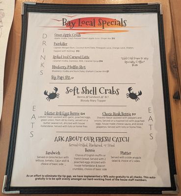 Menu photo 3 Bay Local Eatery Virginia Beach, VA