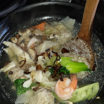 Pineapple Village - Large won ton soup 9.00 - Asian Fusion Near Me - Gilroy, California Pineapple Village - Large won ton soup 9.00 - Asian Fusion Near Me - Gilroy, California