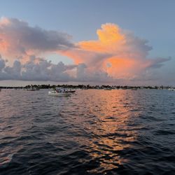 Beautiful sunset view