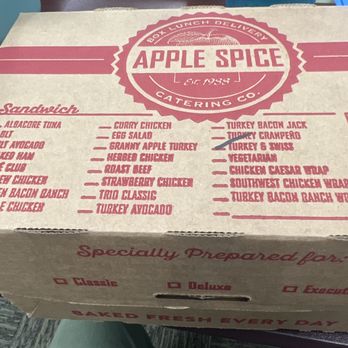 Apple Spice - Fresno - Cute box - Caterers Near Me - Fresno, California Apple Spice - Fresno - Cute box - Caterers Near Me - Fresno, California