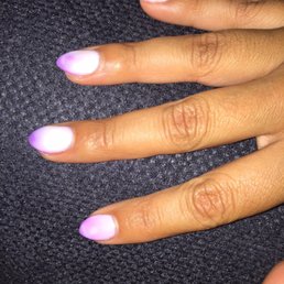 Mood polish gel mani. Almond shaped nails. Loved it. Mood polish gel mani. Almond shaped nails. Loved it.