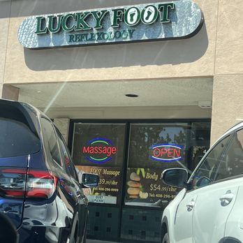 Lucky Foot Reflexology - Outside with massage prices. - Reflexology Near Me - San Jose, California Lucky Foot Reflexology - Outside with massage prices. - Reflexology Near Me - San Jose, California