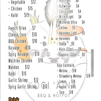 Kogi Aina - Menu 2024 - Page 2 - Hot Pot Near Me - Kaneohe, Hawaii