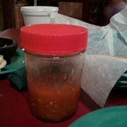 El Sombrero Cafe - Some good hot sauce