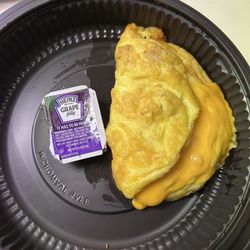 Waffle House - It's extremely small omelette.