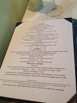 Menu photo 2 The Beacon Room Orleans, MA Menu photo 2 The Beacon Room Orleans, MA