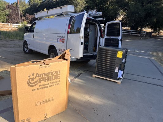 Condenser change outs - We replaced a 30year old 10 seer system, with new 16seer system. Condenser change outs - We replaced a 30year old 10 seer system, with new 16seer system.