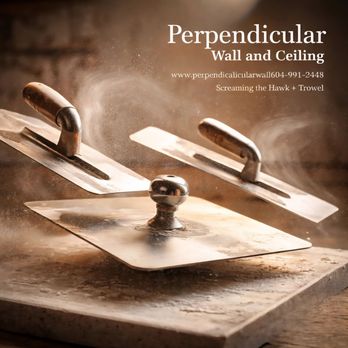 Perpendicular Wall and Ceiling - Drywall Installation & Repair Near Me