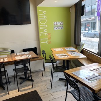 Madame Ly - tables and chairs in a restaurant - Vietnamese Near Me - Montreal, Quebec Madame Ly - tables and chairs in a restaurant - Vietnamese Near Me - Montreal, Quebec
