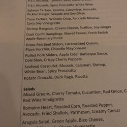 Vela Kitchen - Menu