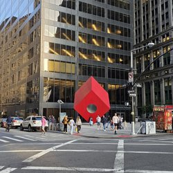 Isamu Noguchi's Red Cube