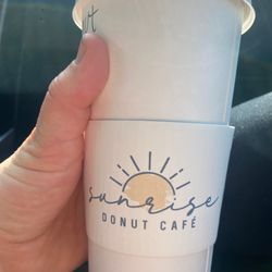 Sunrise Donut Café - My favorite latte!