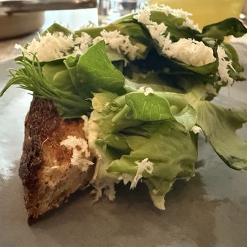 Mattina - Pea mint horseradish bruschetta. - Italian Near Me - San Francisco, California Mattina - Pea mint horseradish bruschetta. - Italian Near Me - San Francisco, California